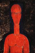 Amedeo Modigliani Red Bust Norge oil painting reproduction